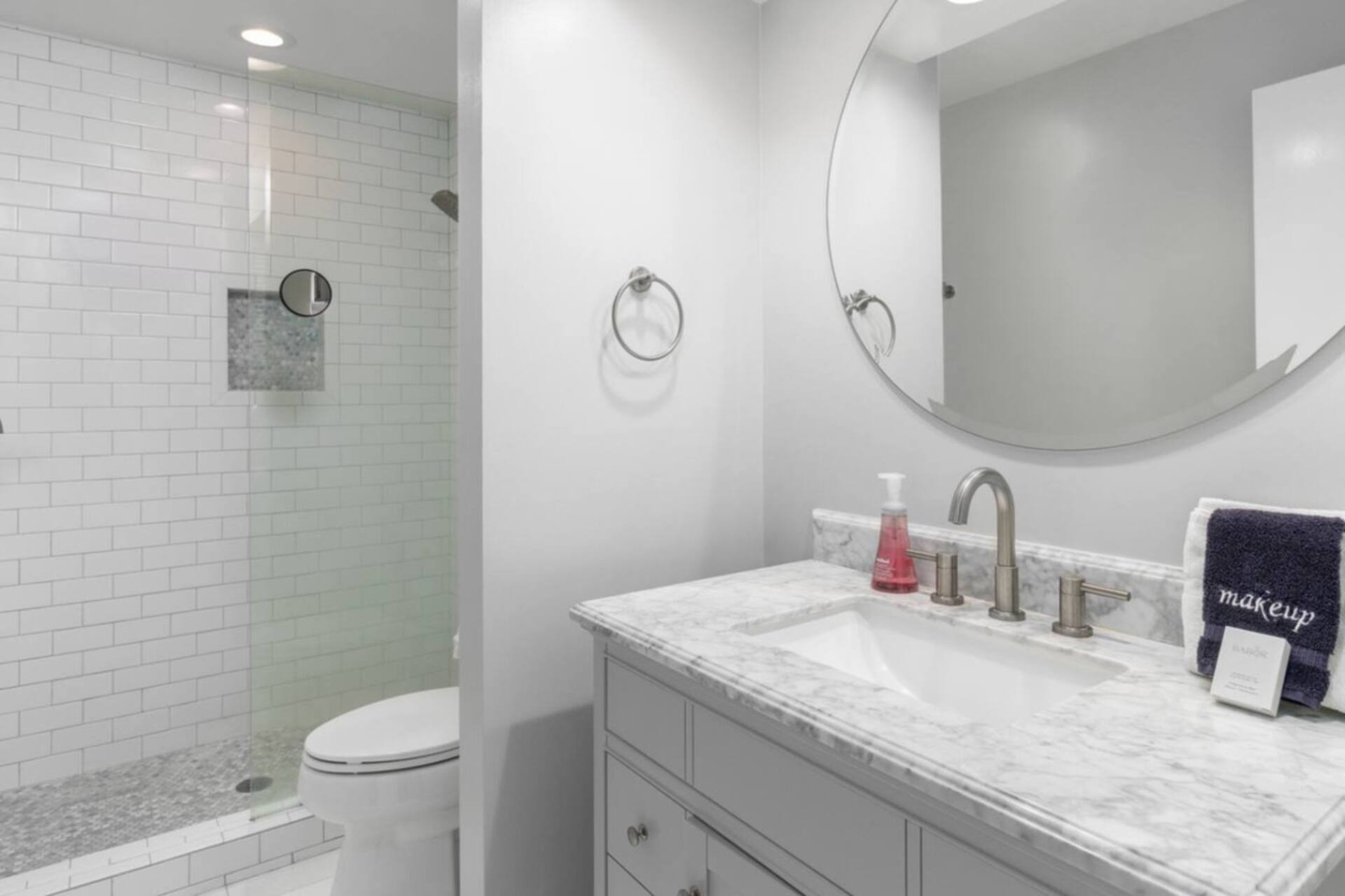 Private primary bathroom with walk-in shower